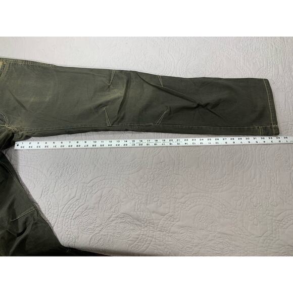 Kuhl Pants Mens 32 x 34 Brown Vintage Patina Dye Denim Easy Rydr Legendary - Picture 11 of 11